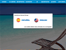 Tablet Screenshot of dominicaninternet.com